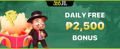 A vibrant promotional banner for daily free bonuses at walo88